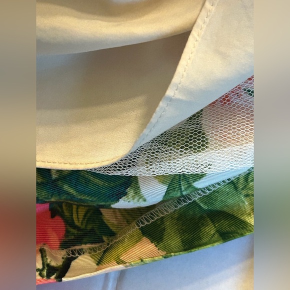 Eliza J Floral Print Faille Midi Skirt Size 8 - Picture 11 of 13